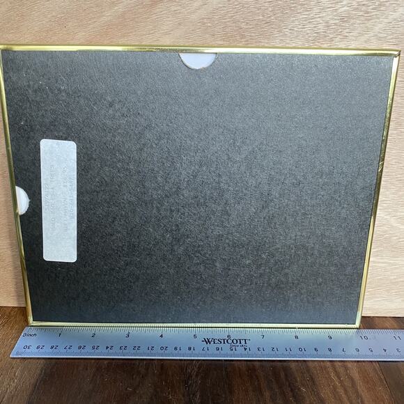 Bald Eagles & Trees #6122 Lenticular Holographic Dufex Foil 8x10 Framed Art VTG - Picture 6 of 6